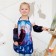 Apron with sleevens Children's "Cold Heart", 49x39 cm