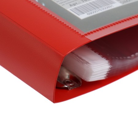 A4 Portfolio folder, calligrata "fun school", plastic, on 4 rings, for a student, 20 files-2