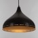 Lamp Bayerlux dome 1x40W E14 black 35x35x84cm