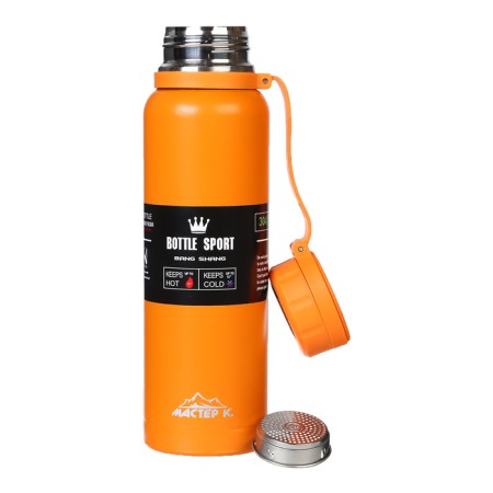 Thermos, series: Warm, "Master K", 1 l, retains heat up to 8 hours, orange-2