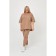 Female suit, size 60, beige color