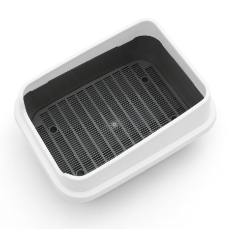 Sima luxe toilet with a grid and an side 30 x 39 x 19 cm, gray-4