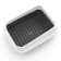 Sima luxe toilet with a grid and an side 30 x 39 x 19 cm, gray