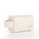 Cosmetic bag with zipper, dairy color