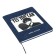 The universal diary for grades 1-11 is "anime", a solid cover made of artificial leather, application, lies, 48 ​​sheets, blue