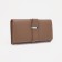 Women's wallet on magnets, beige color