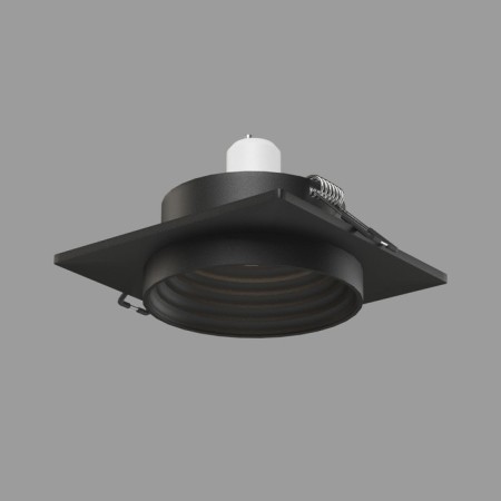 Builtrous lamp Elektrostandard, Senso, 90x90x30 mm, GU10, black color-3