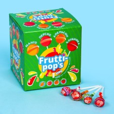 Caramel Lollice Frutti-Pop’s fruit mix, 3.5 g