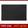 Office table 45 × 65 cm, calligrata, with a transparent pocket, black