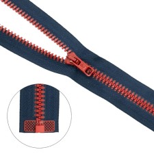 Tractor Lightning T10 (6 mm), one lock, length 80 cm, dark blue color, red