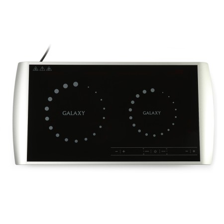 Induction Tiles Galaxy GL 3056, 2900 W, 2 burners, black-silver-1