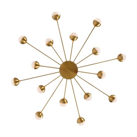 Freya FR5242CL-16BS Celebrity, 838x838x103 mm ceiling lamp, G4, 16x3W, brass color-5