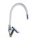 BouOU B8274-10F-E306A kitchen mixer, flexible spout, 35 mm cartridge, brass, white/chrome 1028562