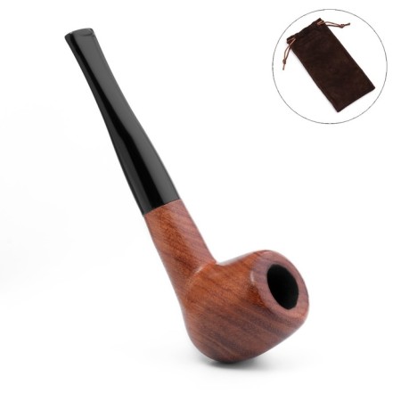Cooling tube for tobacco "Commander premium", classic, red tree, length 14 cm, d-1.8 s