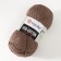 Eco-Cotton yarn 80% cotton 20% polyester 220m/100g (777 brown)