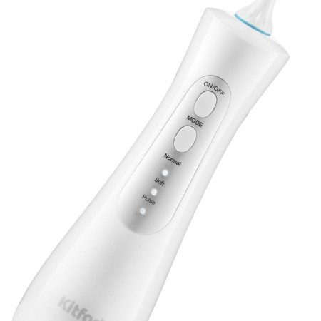 Irrigator KitFort KT-2901, portable, 5 W, 150 ml, 3 modes, 2 nozzles, from battery, white-1