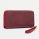 Women's wallet on lightning, burgundy color
