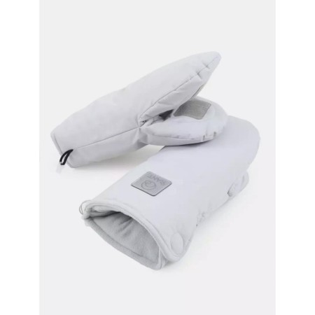 Rant mittens for Nice & Warm stroller, light gray color-5
