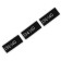 Textile strip "134-140", 5 x 1.1 cm, black color
