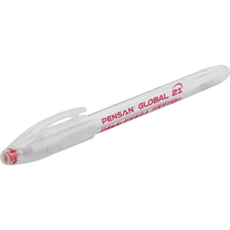 Ballpoint Pensan Pensan Global-21, node 0.5 mm, red ink red-2