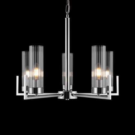 Suspended lamp 60W, 5khe14, 35x55 cm, chrome-6