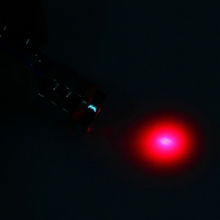 Laser on a carbine with a flashlight, the color of mix-1