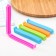 Clamps for a package, 11 cm, 5 pcs, color mix