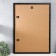Photo frame MDF "Ellis" 50x70 cm with a paspartm, black (plastic screen)