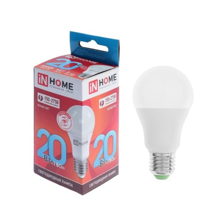 LED lamp In Home LED-A60-VC, E27, 20 W, 230 V, 4000 K, 1900 lm-5