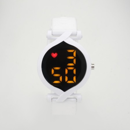 Watch is a watch electronic children's, white