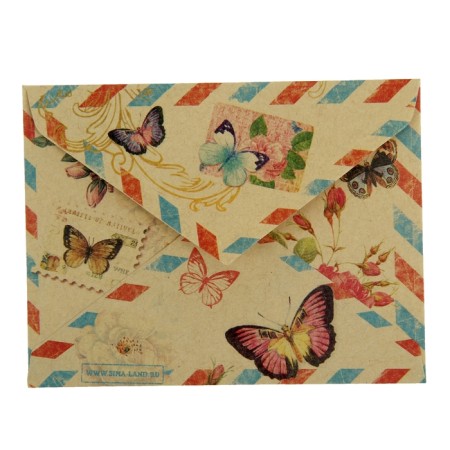 Gift envelope "Butterflies", 7.5 × 9.8 cm-2