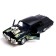 Metal Muscle Car, scale 1:32, light and sound, inertia, black color