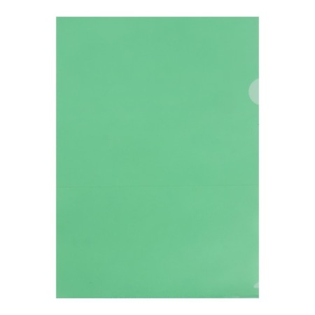 A4, 180 μm folder, calligrata, transparent, green