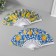 Fan plastic, textiles "juicy lemons" mix 23 cm