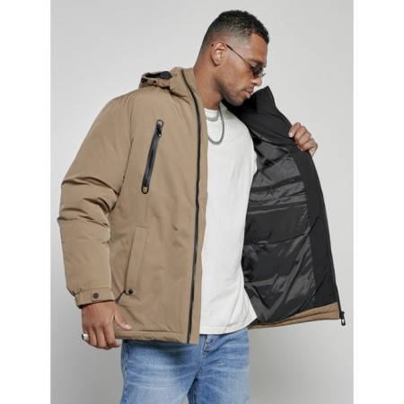 Sports male winter, size 58, beige color-12