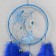 Dreams "Butterflies and ostrich feathers" bright blue d = 15 cm 50x15 cm