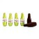 New Year. Figure chocolate Mojito, with the taste of alcohol mohito, 9 g