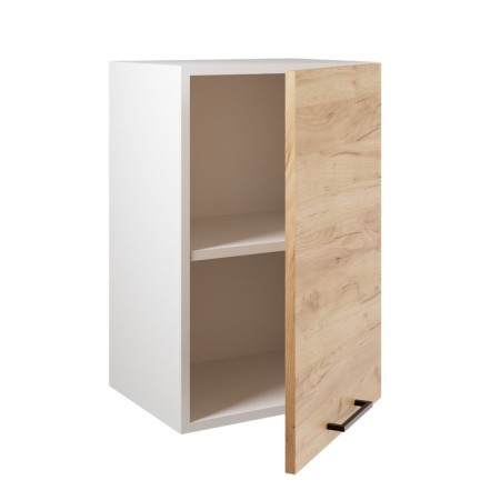 Hinged cabinet 400 Simps, 400x300x600, oak gold craft/white-1