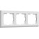 Frame for 3 posts WL04-FRAME-03-WHITE, white color