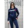 Female ishomine ishoi costume, size 46, dark blue color