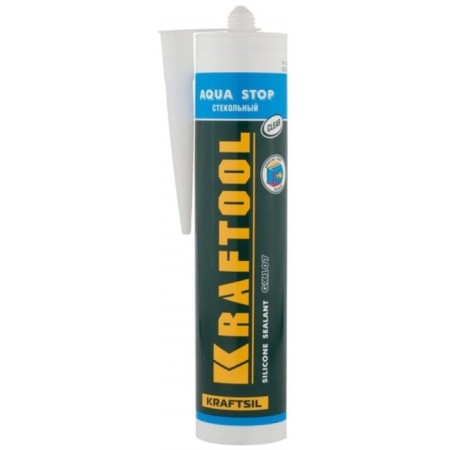 Kraftool Kraftseal GX107 "Aqua Stop" Silicone glass, transparent, 300ml