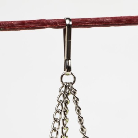 Rodents for rodents round on chains, 8.5 x 7 cm, foamed PVC, green-2