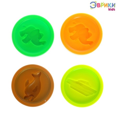 Game set "I am a confectioner", a mass for modeling 4 colors, in a bag-1