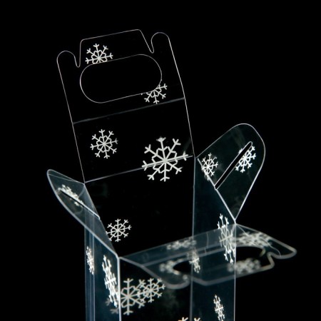 Folding box from PVC 4 x 4 x 8 cm "Festive mood"-6
