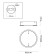 The base of the ceiling Odeon Light. Panta, LED, 50x220 mm, chromium color