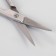 Scissors manicure, bent, wide, 9 cm, on the blist, the color is silver, B-116-S-SH