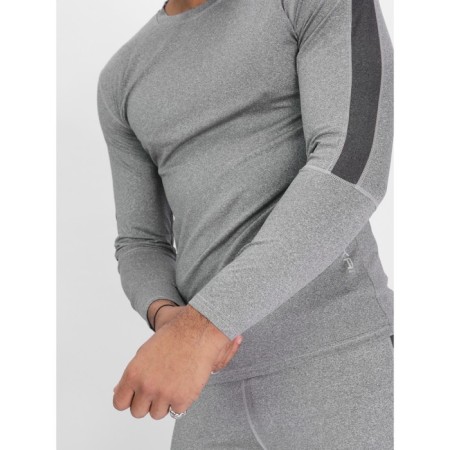 Thermal underwear is male, size 46-48, the color is light gray-4