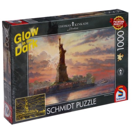 Puzzle "Thomas Kinkeid: Statue of Freedom", 1000 elements