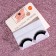 Falled eyelashes "seductive view", without glue, black color
