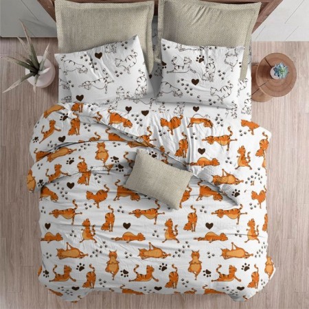 Bed linen 1.5 joint venture, size 150x215 cm, 145x215 cm, 70x70 cm - 2 pcs-1